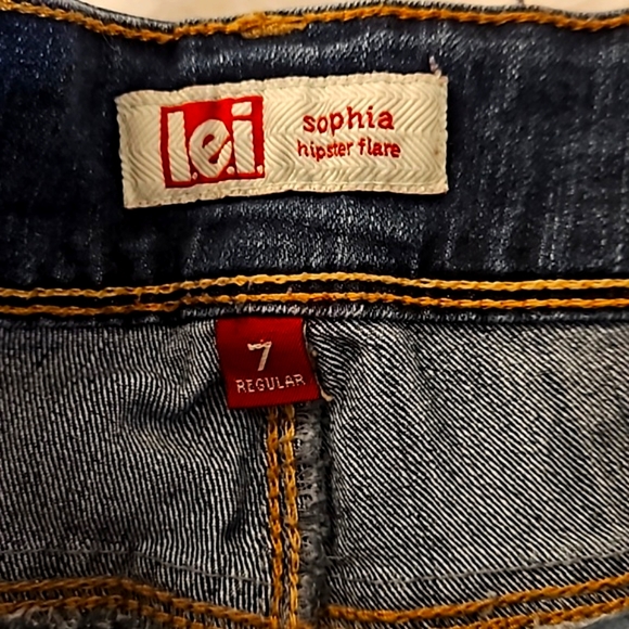 💙🩵💙2 NEW SO AND L.E.I. Hipster Flare JEANS 90's Y2K BUNDLE💙🩵💙 - Picture 4 of 9